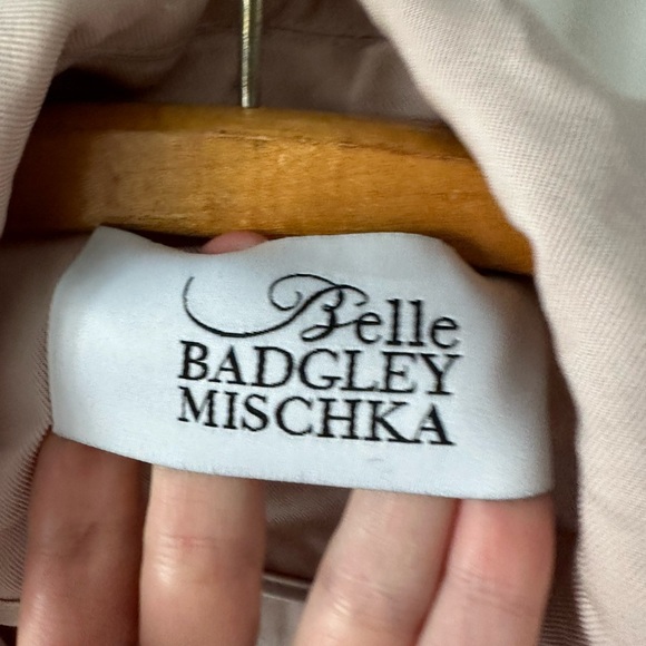 Beige Belle Badgley Mischka Trench Coat - Picture 6 of 16